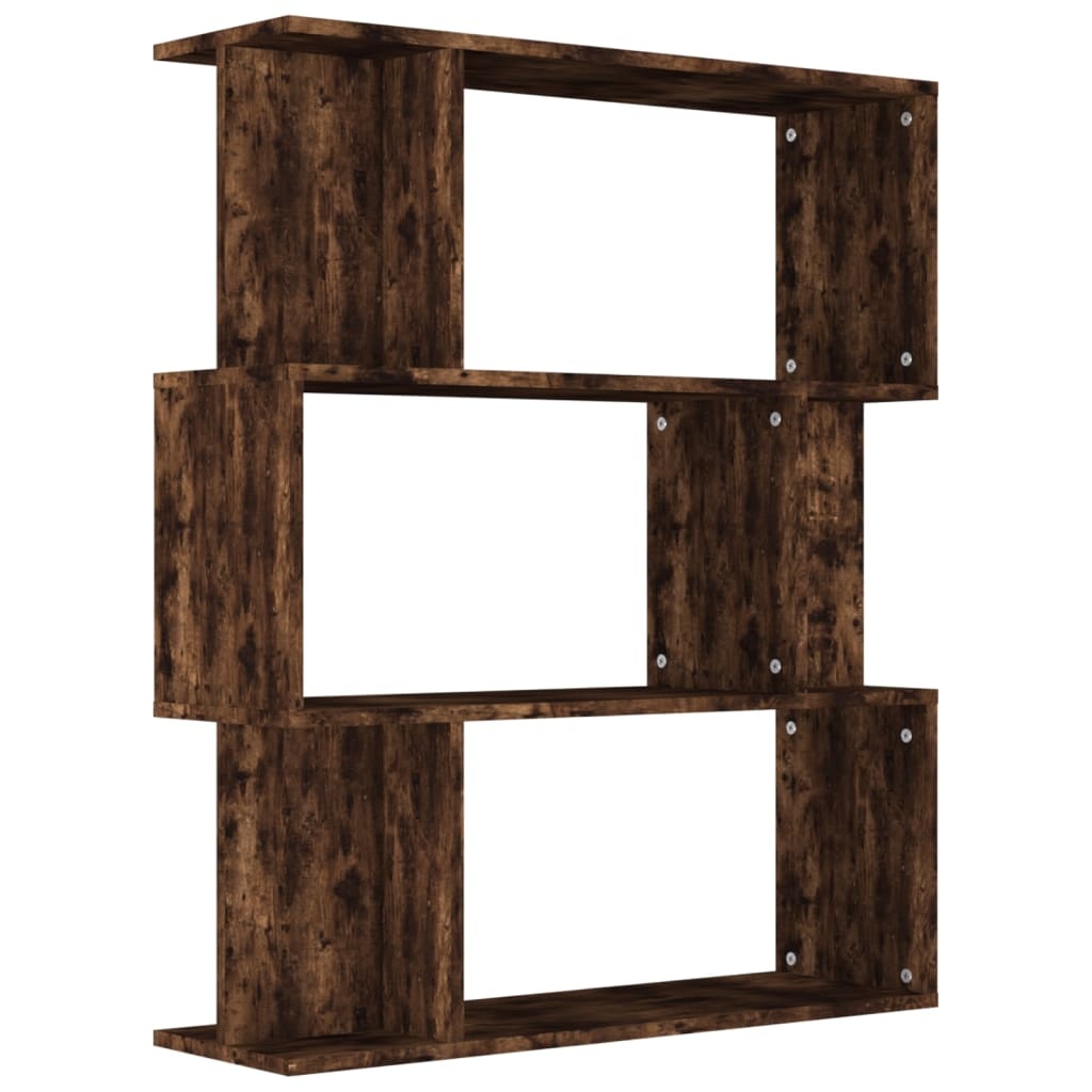 VidaXL Boekenkast / kamerscherm 80x24x96 cm bewerkt hout gerookt eiken