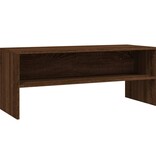 VidaXL Tv-meubel 100x40x40 cm bewerkt hout bruin eikenkleur