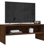 VidaXL Tv-meubel 100x40x40 cm bewerkt hout bruin eikenkleur