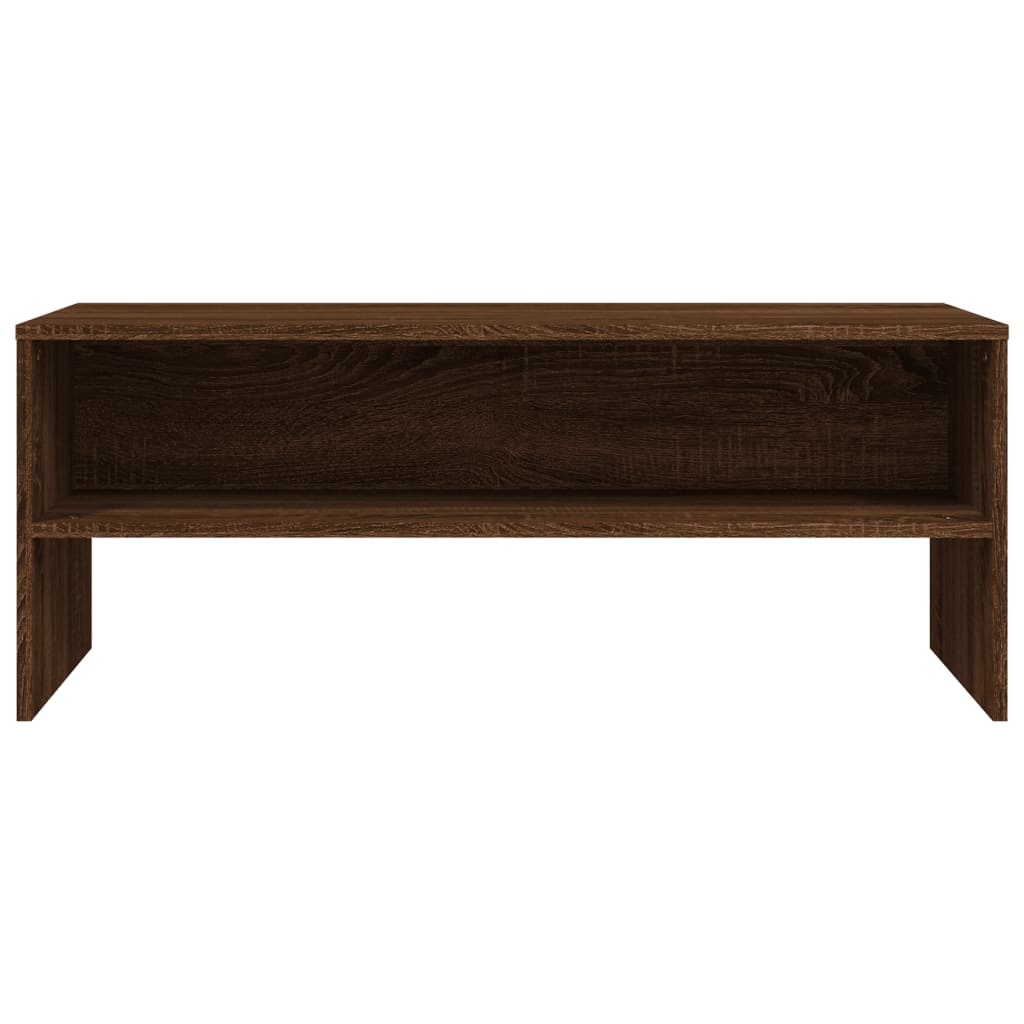 VidaXL Tv-meubel 100x40x40 cm bewerkt hout bruin eikenkleur