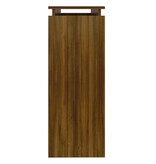 VidaXL Wandtafel 102x30x80 cm bewerkt hout bruin eikenkleur