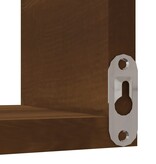 VidaXL Hoekwandschap 40x40x50 cm bewerkt hout bruin eikenkleur