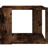 VidaXL Salontafel 40x40x30 cm bewerkt hout gerookt eikenkleurig
