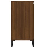 VidaXL Dressoir 102x35x70 cm bewerkt hout bruin eikenkleur