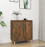 VidaXL Dressoir 60x35x70 cm bewerkt hout gerookt eikenkleurig