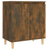 VidaXL Dressoir 60x35x70 cm bewerkt hout gerookt eikenkleurig