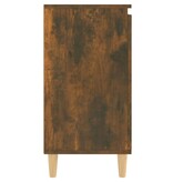 VidaXL Dressoir 60x35x70 cm bewerkt hout gerookt eikenkleurig