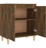 VidaXL Dressoir 60x35x70 cm bewerkt hout gerookt eikenkleurig