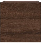 VidaXL Tv-wandmeubelen 4 st 30,5x30x30 cm bruin eikenkleur