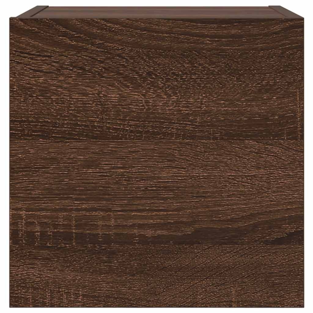 VidaXL Tv-wandmeubelen 4 st 30,5x30x30 cm bruin eikenkleur