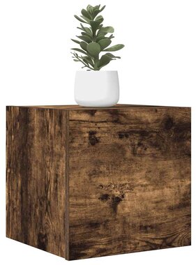 VidaXL Tv-wandmeubelen 4 st 30,5x30x30 cm gerookt eikenkleurig