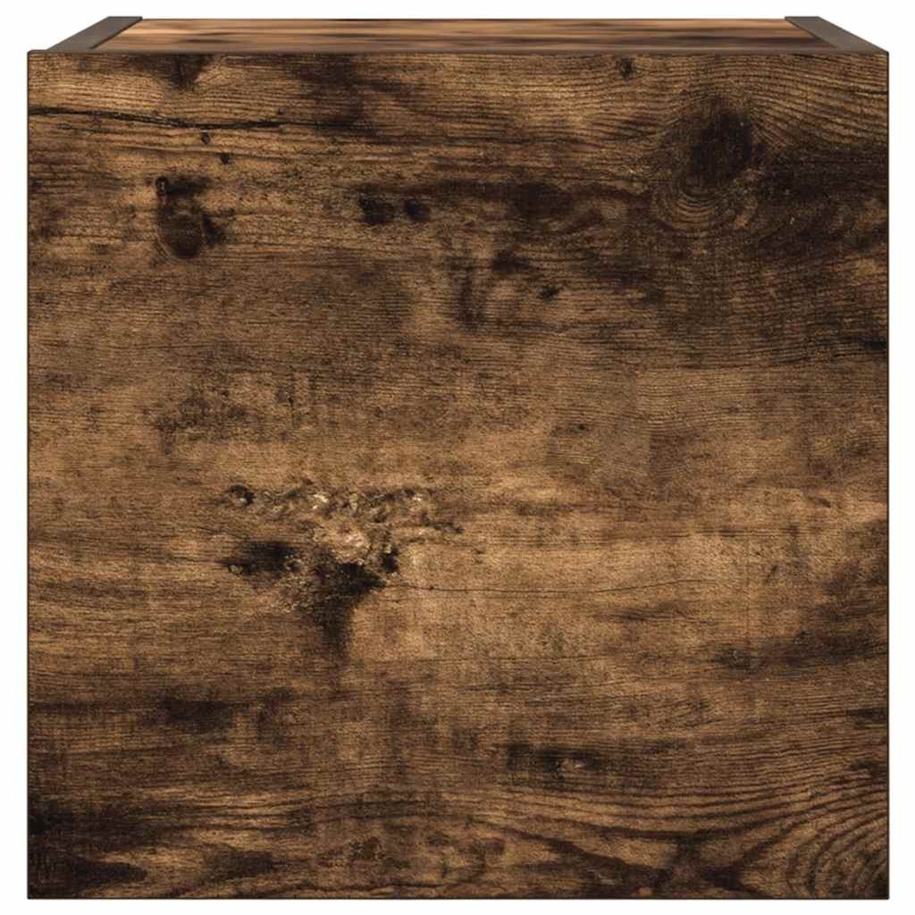 VidaXL Tv-wandmeubelen 4 st 30,5x30x30 cm gerookt eikenkleurig