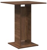 VidaXL Bistrotafel 60x60x75 cm bewerkt hout bruin eikenkleur