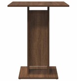 VidaXL Bistrotafel 60x60x75 cm bewerkt hout bruin eikenkleur