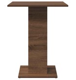 VidaXL Bistrotafel 60x60x75 cm bewerkt hout bruin eikenkleur