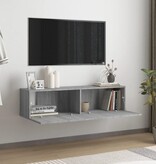 VidaXL Tv-wandmeubel 120x30x30 cm bewerkt hout grijs sonoma eiken