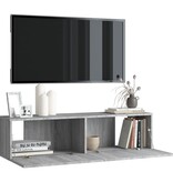 VidaXL Tv-wandmeubel 120x30x30 cm bewerkt hout grijs sonoma eiken