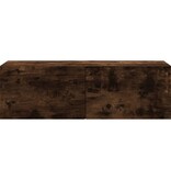 VidaXL Tv-wandmeubel 100x30x30 cm bewerkt hout gerookt eikenkleurig