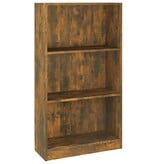 VidaXL Boekenkast 60x24x109 cm bewerkt hout gerookt eikenkleurig