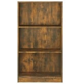 VidaXL Boekenkast 60x24x109 cm bewerkt hout gerookt eikenkleurig