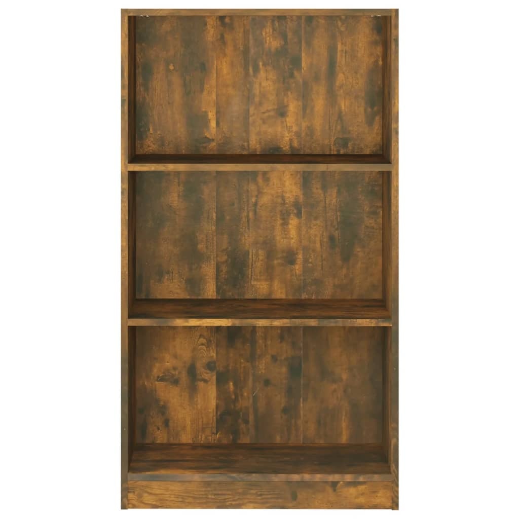 VidaXL Boekenkast 60x24x109 cm bewerkt hout gerookt eikenkleurig