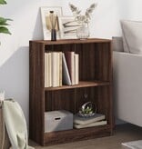 VidaXL Boekenkast 60x24x76 cm bewerkt hout bruin eikenkleur