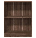 VidaXL Boekenkast 60x24x76 cm bewerkt hout bruin eikenkleur