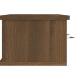 VidaXL Wandkast 88x26x18,5 cm bewerkt hout bruin eikenkleur