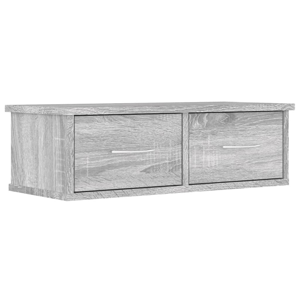 VidaXL Tv-wandmeubel 60x26x18,5 cm bewerkt hout grijs sonoma eiken