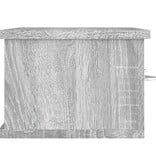VidaXL Tv-wandmeubel 60x26x18,5 cm bewerkt hout grijs sonoma eiken