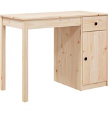 VidaXL Bureau 100x50x75 cm massief grenenhout