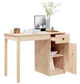 VidaXL Bureau 100x50x75 cm massief grenenhout