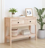 VidaXL Wandtafel 100x35x75 cm massief grenenhout