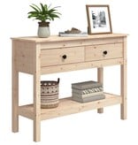 VidaXL Wandtafel 100x35x75 cm massief grenenhout