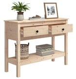 VidaXL Wandtafel 100x35x75 cm massief grenenhout