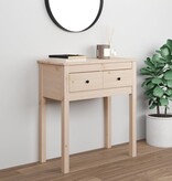 VidaXL Wandtafel 70x35x75 cm massief grenenhout