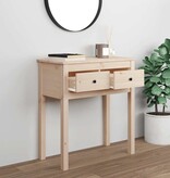 VidaXL Wandtafel 70x35x75 cm massief grenenhout