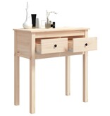 VidaXL Wandtafel 70x35x75 cm massief grenenhout