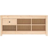 VidaXL Schoenenkast 110x38x45,5 cm massief grenenhout