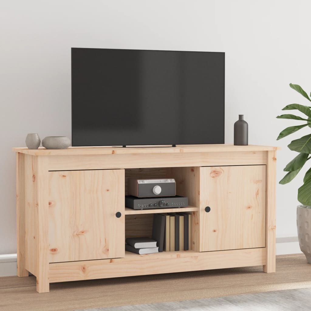 VidaXL Tv-meubel 103x36,5x52 cm massief grenenhout