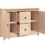 VidaXL Dressoir 100x35x74 cm massief grenenhout