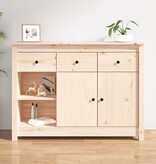 VidaXL Dressoir 100x35x74 cm massief grenenhout