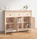 VidaXL Dressoir 100x35x74 cm massief grenenhout