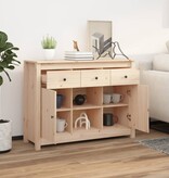 VidaXL Dressoir 100x35x74,5 cm massief grenenhout