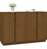 VidaXL Dressoir 120x35x80 cm massief grenenhout honingbruin