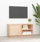VidaXL Tv-meubel 80x35x40,5 cm massief grenenhout