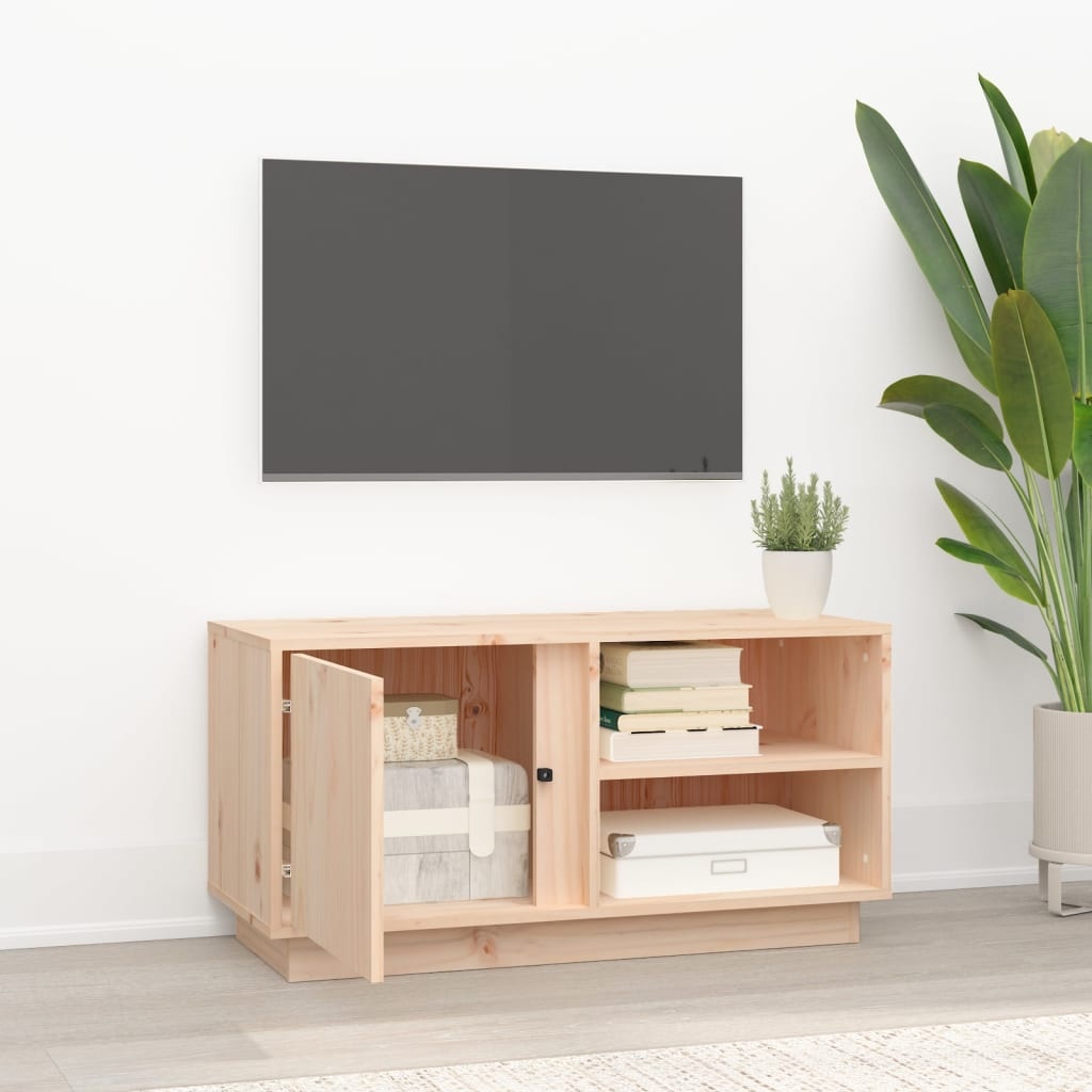 VidaXL Tv-meubel 80x35x40,5 cm massief grenenhout