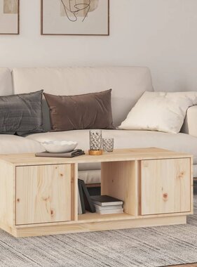 VidaXL Salontafel 110x50x40 cm massief grenenhout