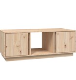 VidaXL Salontafel 110x50x40 cm massief grenenhout