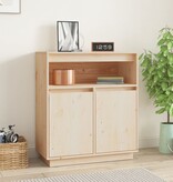 VidaXL Dressoir 70x34x80 cm massief grenenhout